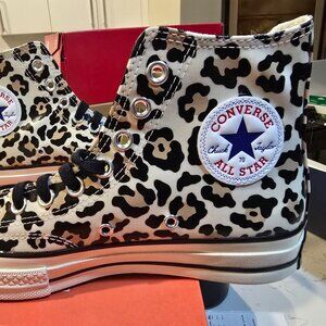 Converse Chuck 70 High 'Glow in The Dark Leopard Print' A13436C Women's Size 8.5